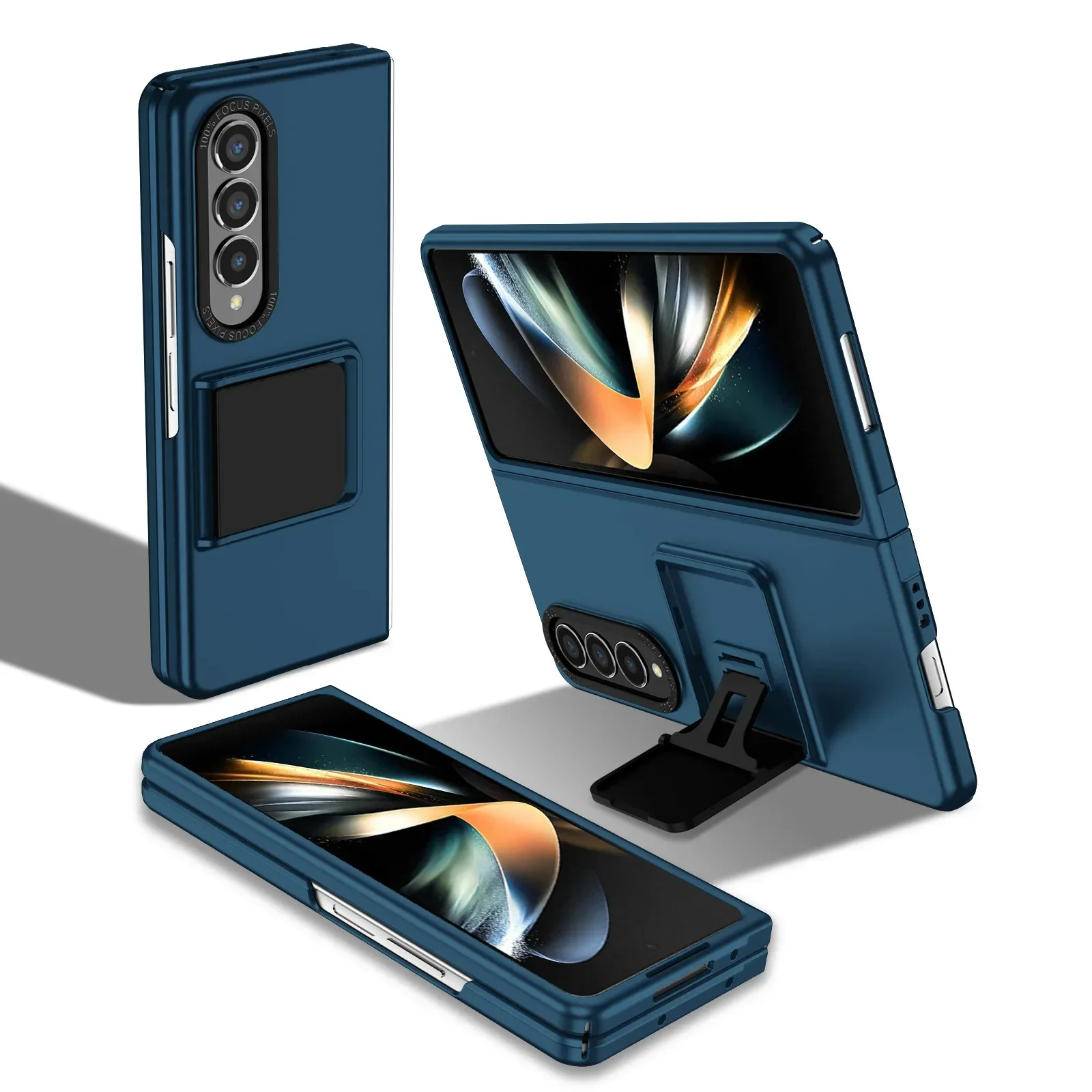 Case For Samsung Galaxy Z Fold 4 3 5 Phone Case Foldable Screen ZFold3 Shift Bracket Drop-Resistant Protective Z Fold4 Cover