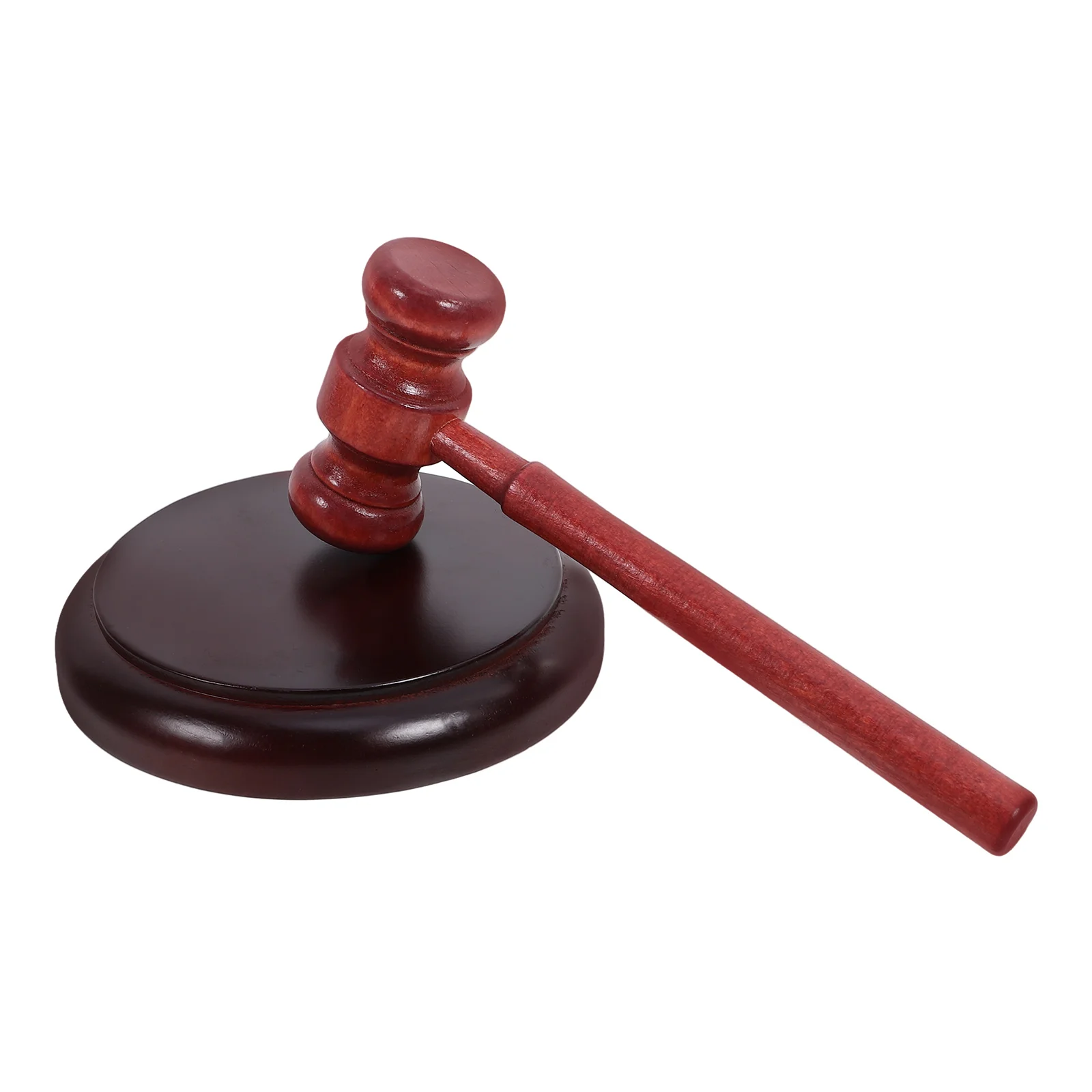 

Mini Base Court Hammer Child Toy Auction Judgment Gavel Wood Convenient for Lawyer Judge