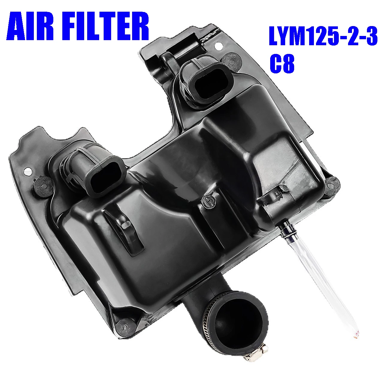 Motorcycle Dust Cleaner for Jianshe Yamaha Linhai Original Fit for LYM125-2-3 JYM110-2-3 C8 Super Cub 110cc Motorbike Air Filter