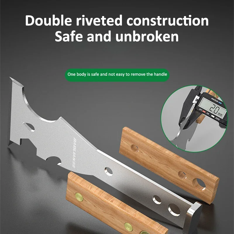 Alat Tangan Drywall dari Baja Anti Karat, Sekop Pembersih, Palu, dan Alat Pengikat Paku untuk Penyambungan, Finishing, dan Penambalan pada Drywall