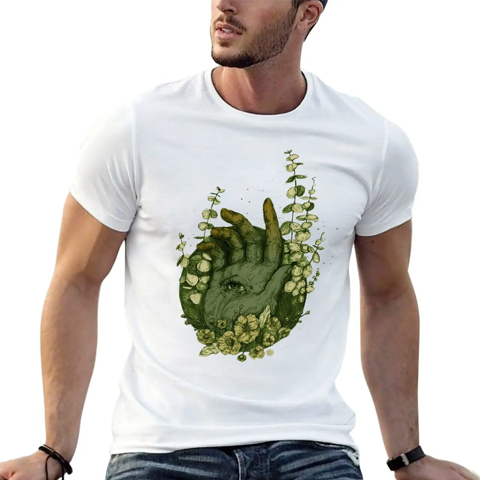 False Insight - Psychic Hand Illustration T-Shirt High Quality Durable T-Shirt