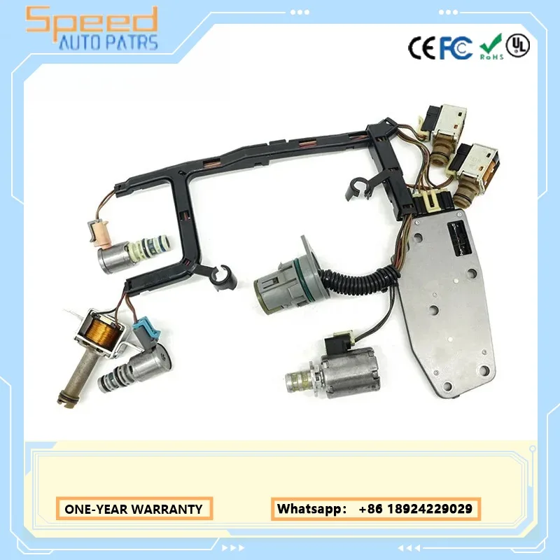 4L60E Tested Transmission Control Valve Solenoids +Wire for 93-05 EPC for GM Chevrolet GMC Saab 93-95