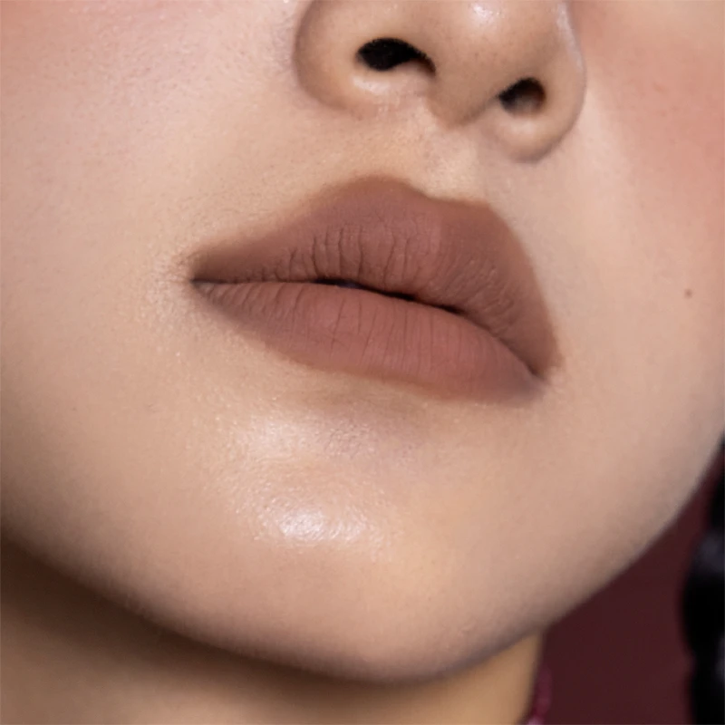 Girlcult New Dark lipstick Romance Lip Cream Fine Shimmer Nude Non-Stick Lip Glaze Liquid Lipstick Matte Aromatic Indulgence