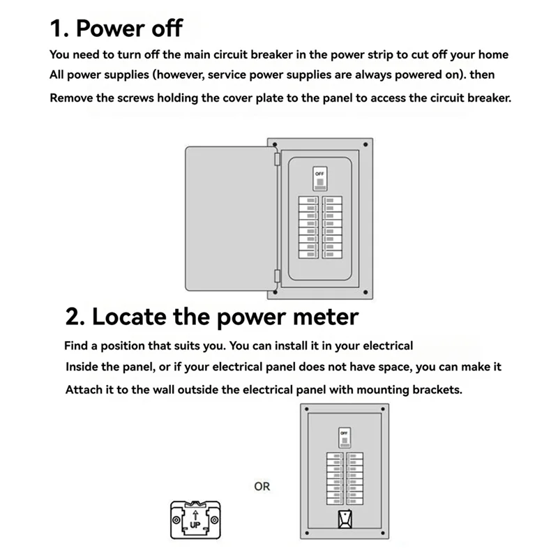 CS-Tuya Wifi Multi-Circuit 5 Kanalen Bi-Directionele Power Energy Kwh Meter Monitor AC90-480V Met 5 STKS CT Klemmen