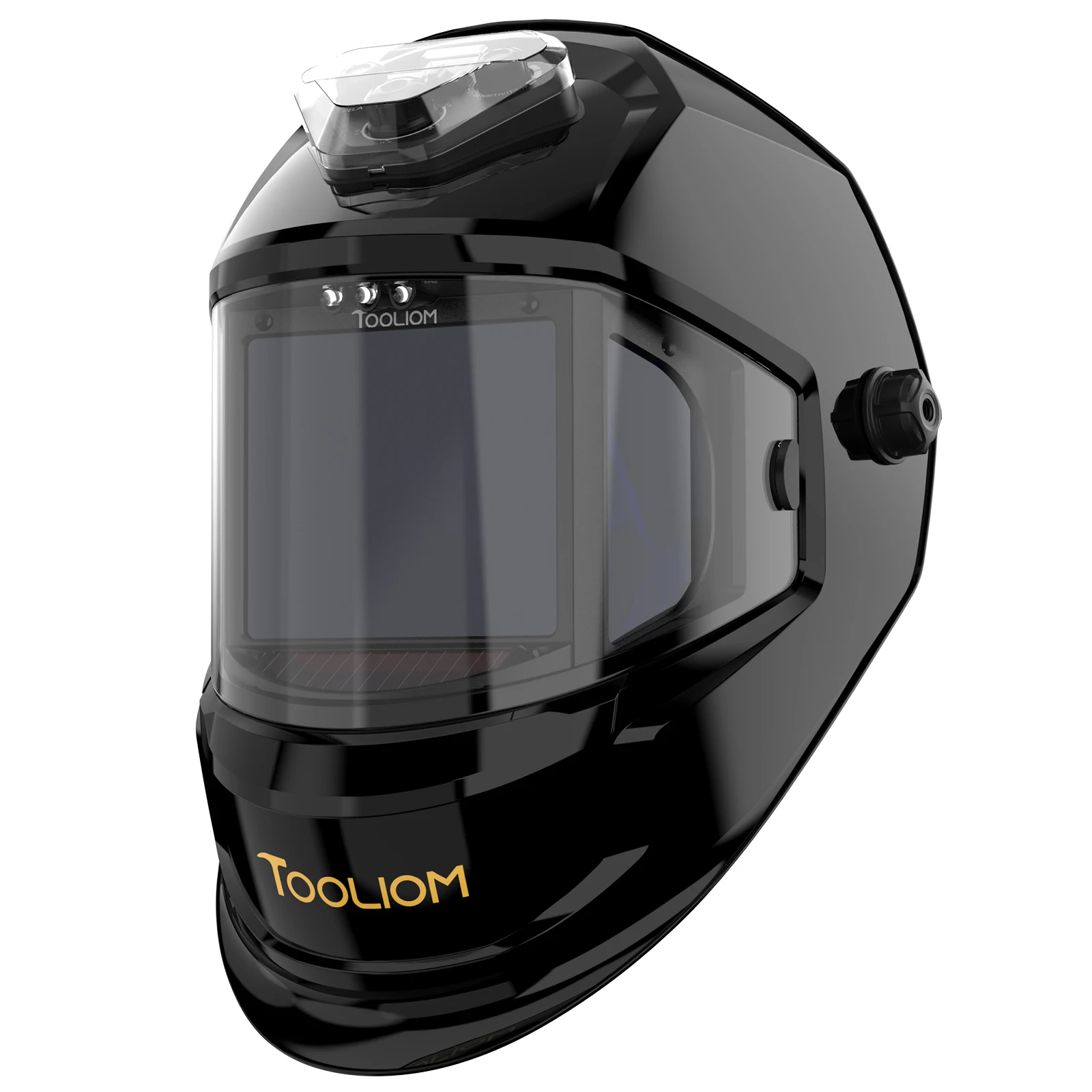 

TOOLIOM Auto Darkening Welding Helmet with Welding Mask - & /Rechargeable Battery Powered Welder Hood for TIG MIG CUT Grind