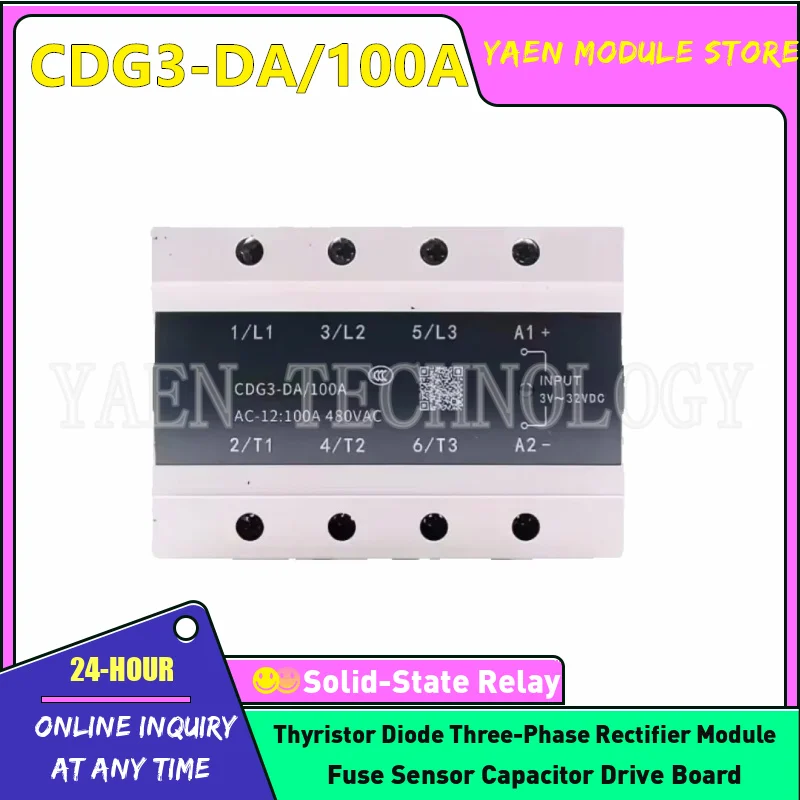 

Solid state relay CDG3-DA/80A CDG3-DA/100A CDG3-DA/120A CDG3-DA/150A CDG3-DA/200A CDG3-AA/80A CDG3-AA/100A CDG3-AA/120A