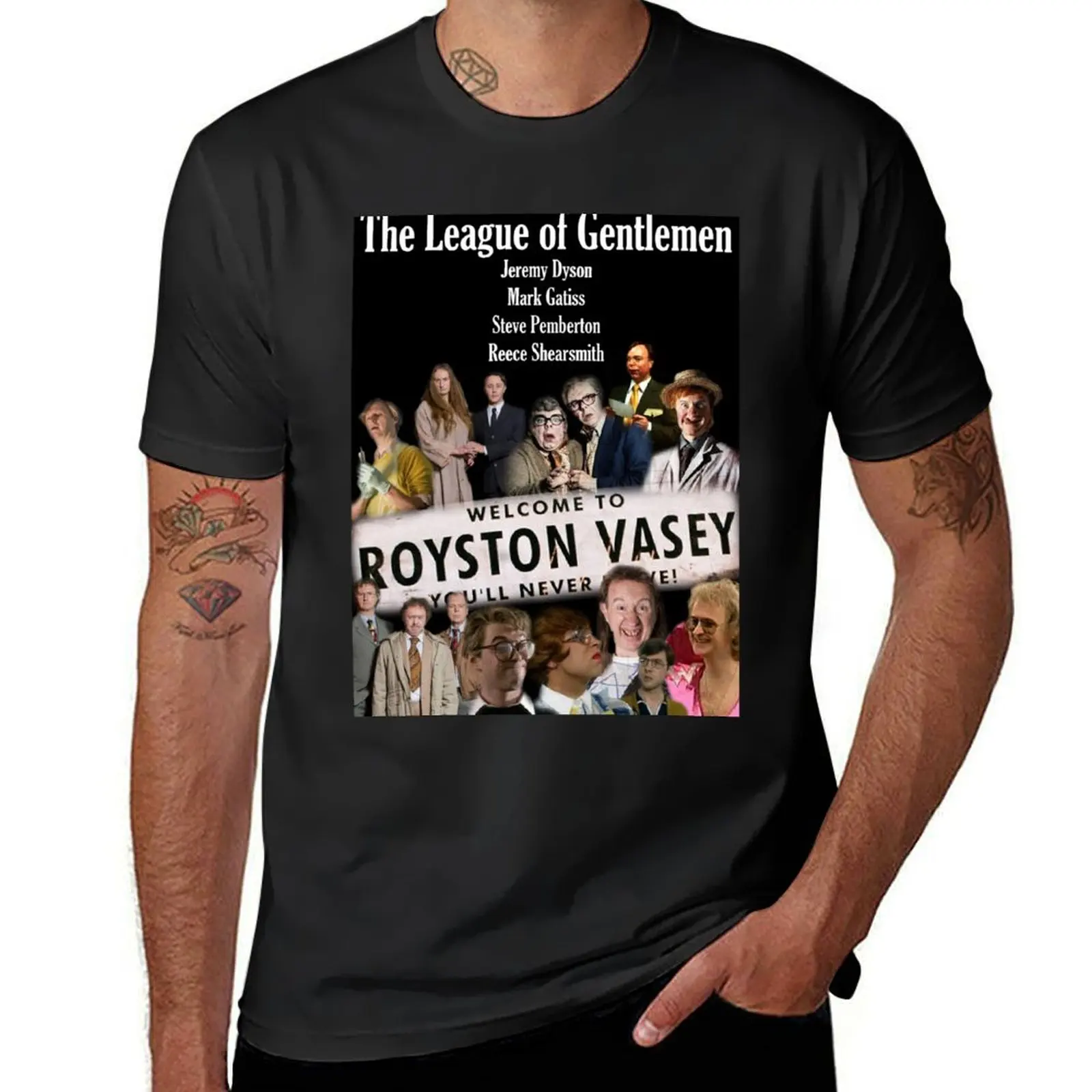 

The League of Gentlemen Montage T-Shirt blanks aesthetic clothes sweat Short sleeve tee men