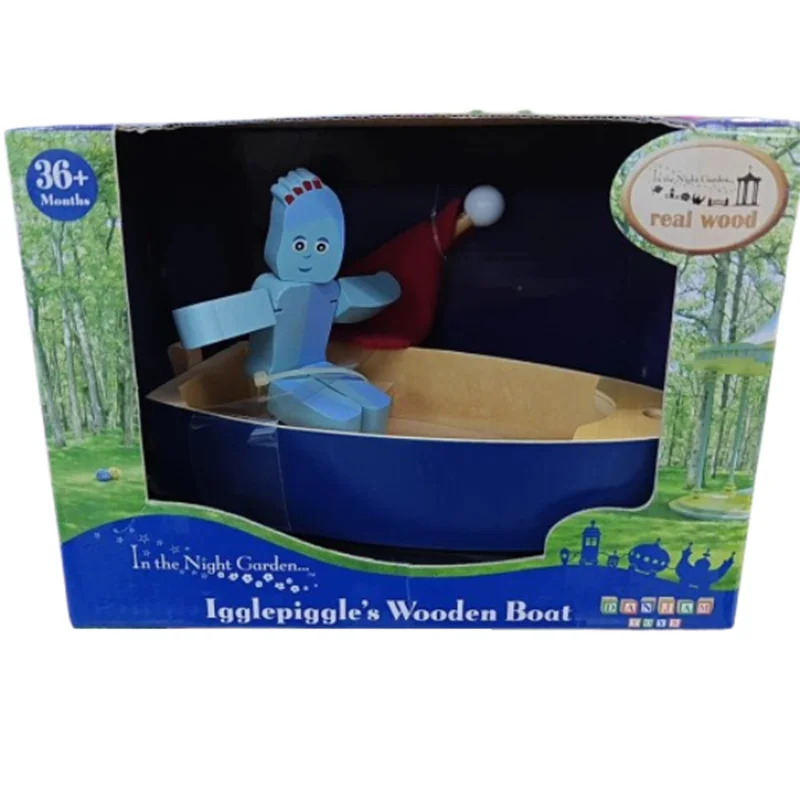 In The Night Garden Plastic Wooden Toy Wood Ship Boat Merry-go-round Whirligig Igglepiggle Upsy Daisy Makka Pakka Friend Gift