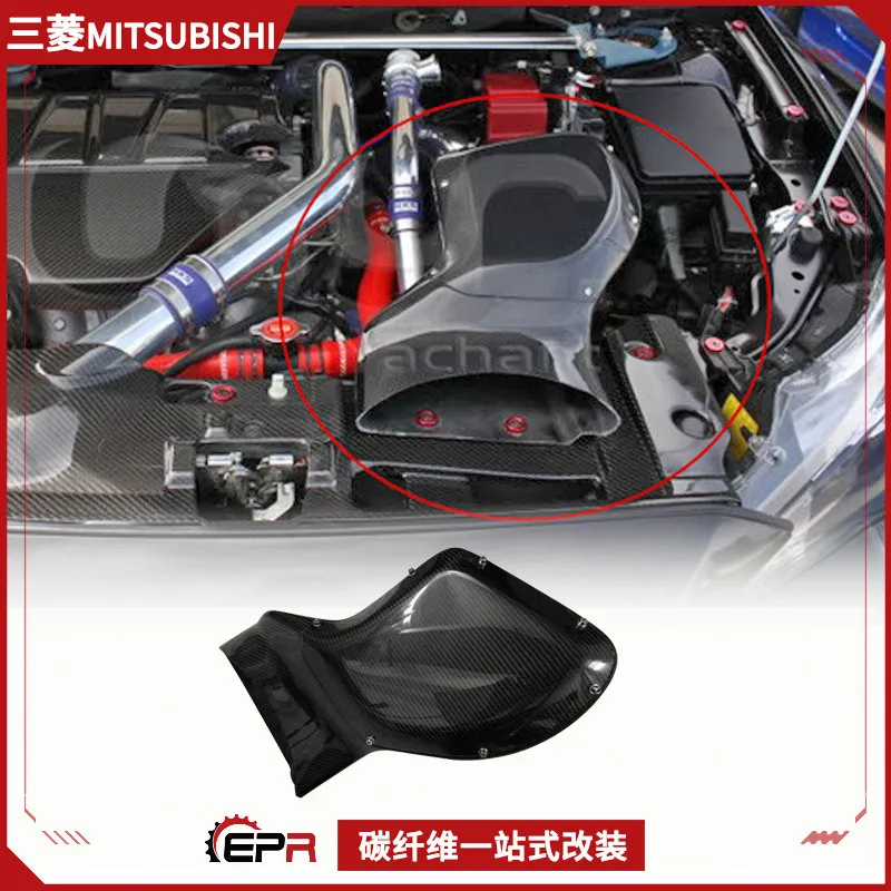

Подходит для Mitsubishi Evolution EVO 10-го поколения, модифицированная впускная труба из углеродного волокна Kan, детали для очистки воздуха