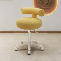 Luxury Makeup Chair Red Barber Home Office Massage Professional Hairdresser Pump Wheels Black Heavy Duty Chairs Barbershop