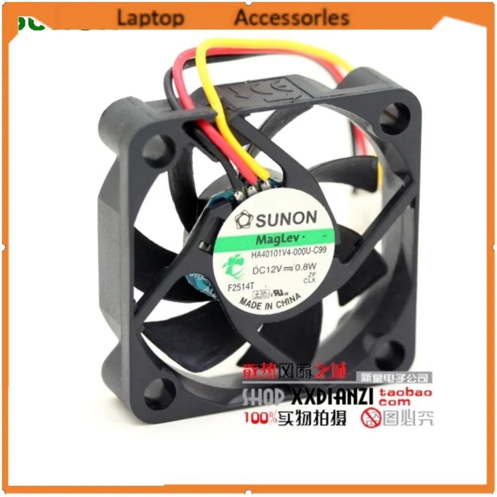 HJ For Sunon HA40101V4-000U-C99 4CM 4010 12V 0.8W ultra-quiet fan