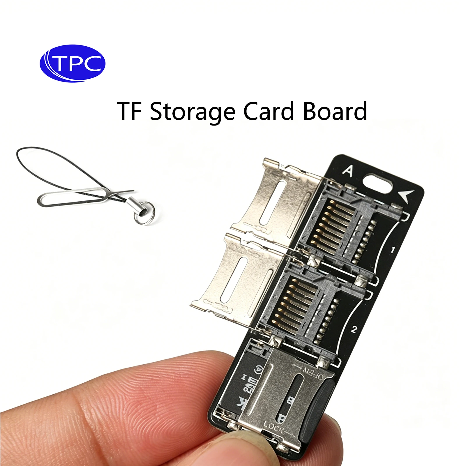 tpc-軽量マイクロ-sd-カードオーガナイザー、6-10-スロットポータブルストレージケース、マイクロ-sdhc-マイクロ-sdxc-メモリカード用