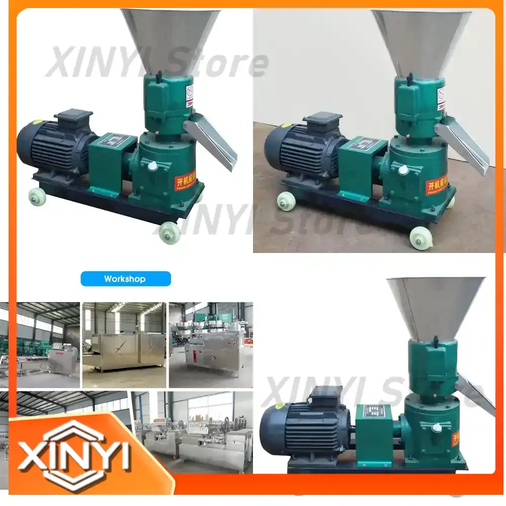 HHD SD150 for Animal Feed Pellet Machine for Farm Poultry Cattle Livestock Feed Production Equipment Pellet Mill Machine for