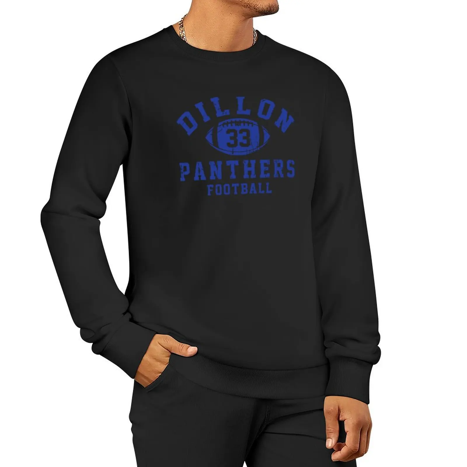 

Dillon Panthers Football - 33 Sweatshirt japanese style men's coat new sweatshirt