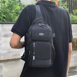 Men's Large Capacity Single Shoulder Bag High Quality Waterproof Fashion Casual Outdoor Travel Multifunctional Chest Bags