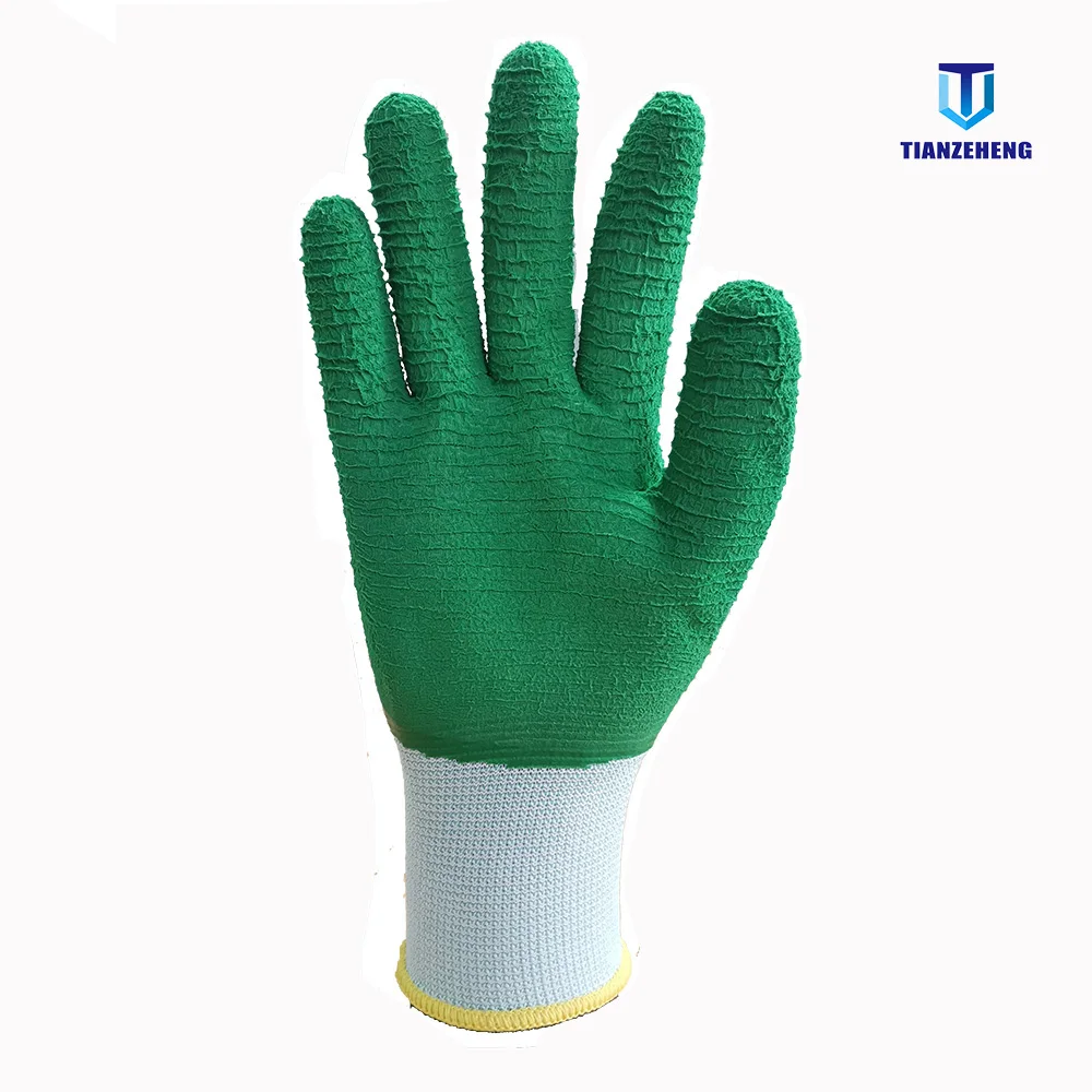 Latex Anti-Wrinkle, Anti-Skid, Wear-Resistant Dipping Gloves For Household UseStrong Grip Gloves For Construction Hardware Tools