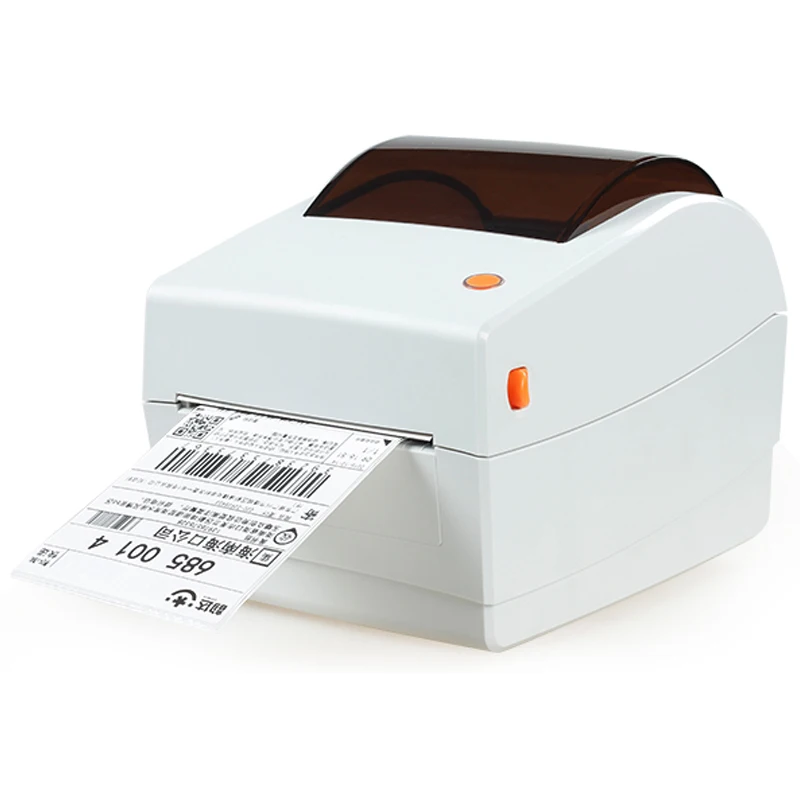High Performance  4Inch120mm Shipping Label  Thermal Printer  BLUETOOTH USB IOS Android With Big Paper Bin   for Shipping TP403
