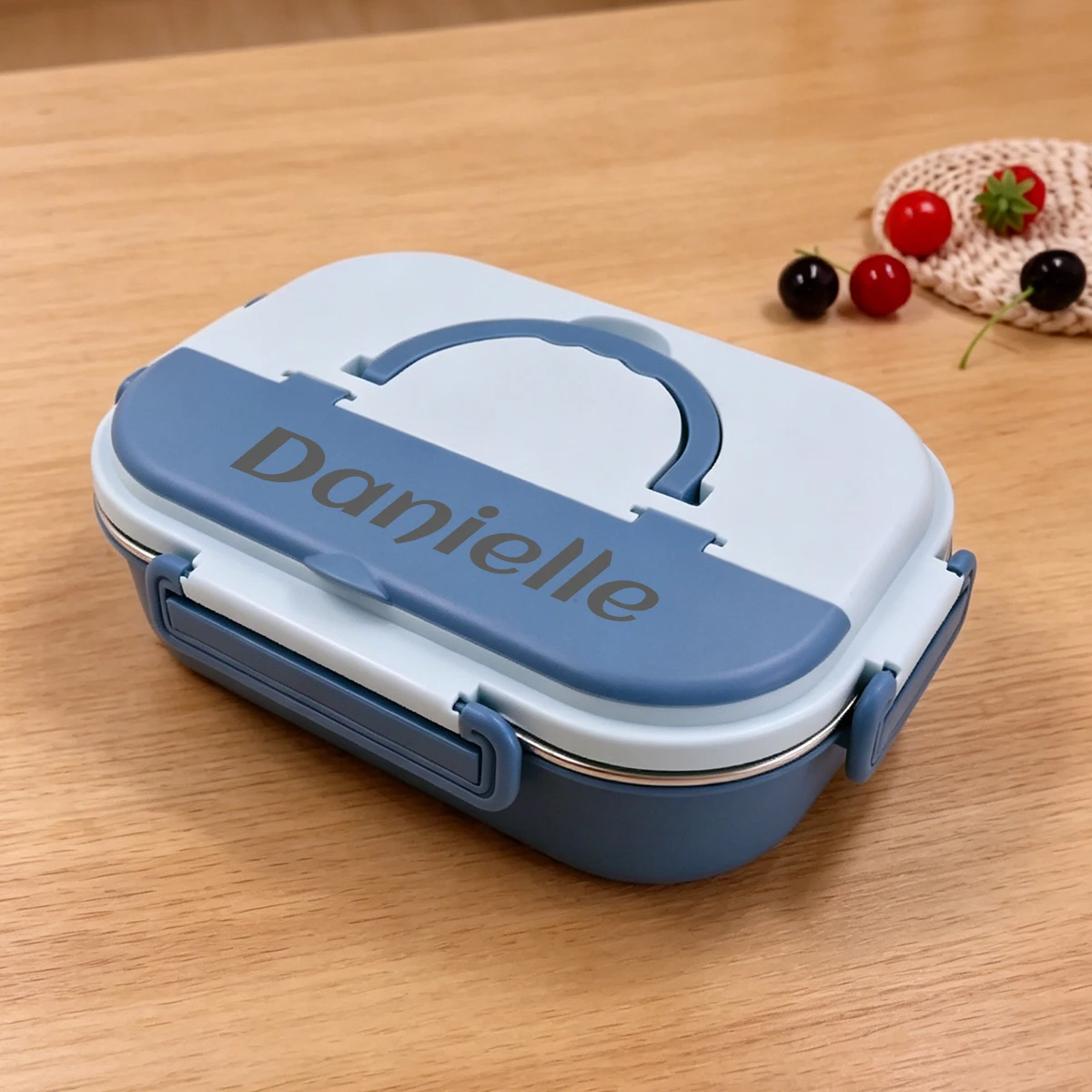Custom Name Bento Lunch Box,Personalized 304 Material Stainless Steel Lunch Box,Birthday Gifts,Dinner Plate Compartment,Students