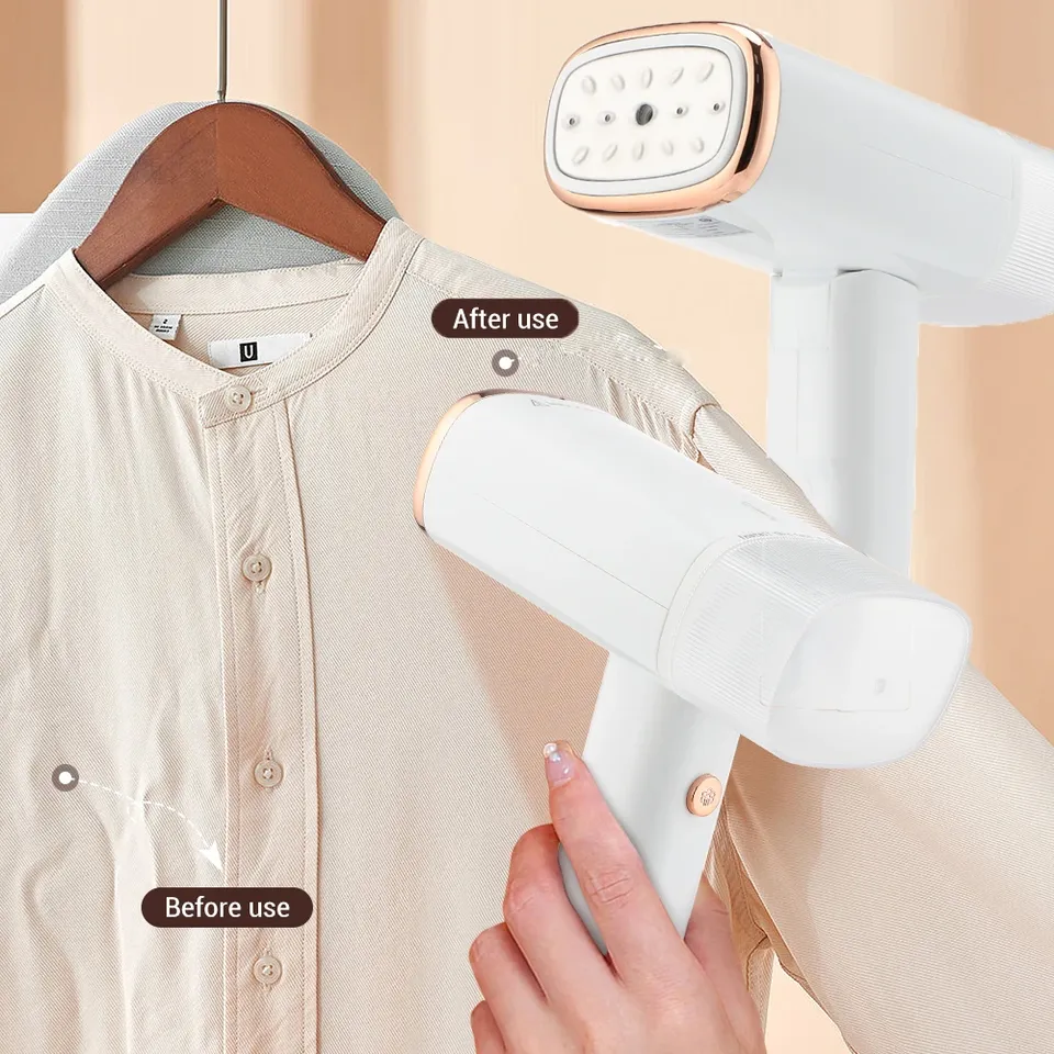  Garment Steamers 130ml Handheld Fabric Steamer Fast-Heat 1000W Garment Steamer Iron Steam Cleaner for Home Travelling Portable 