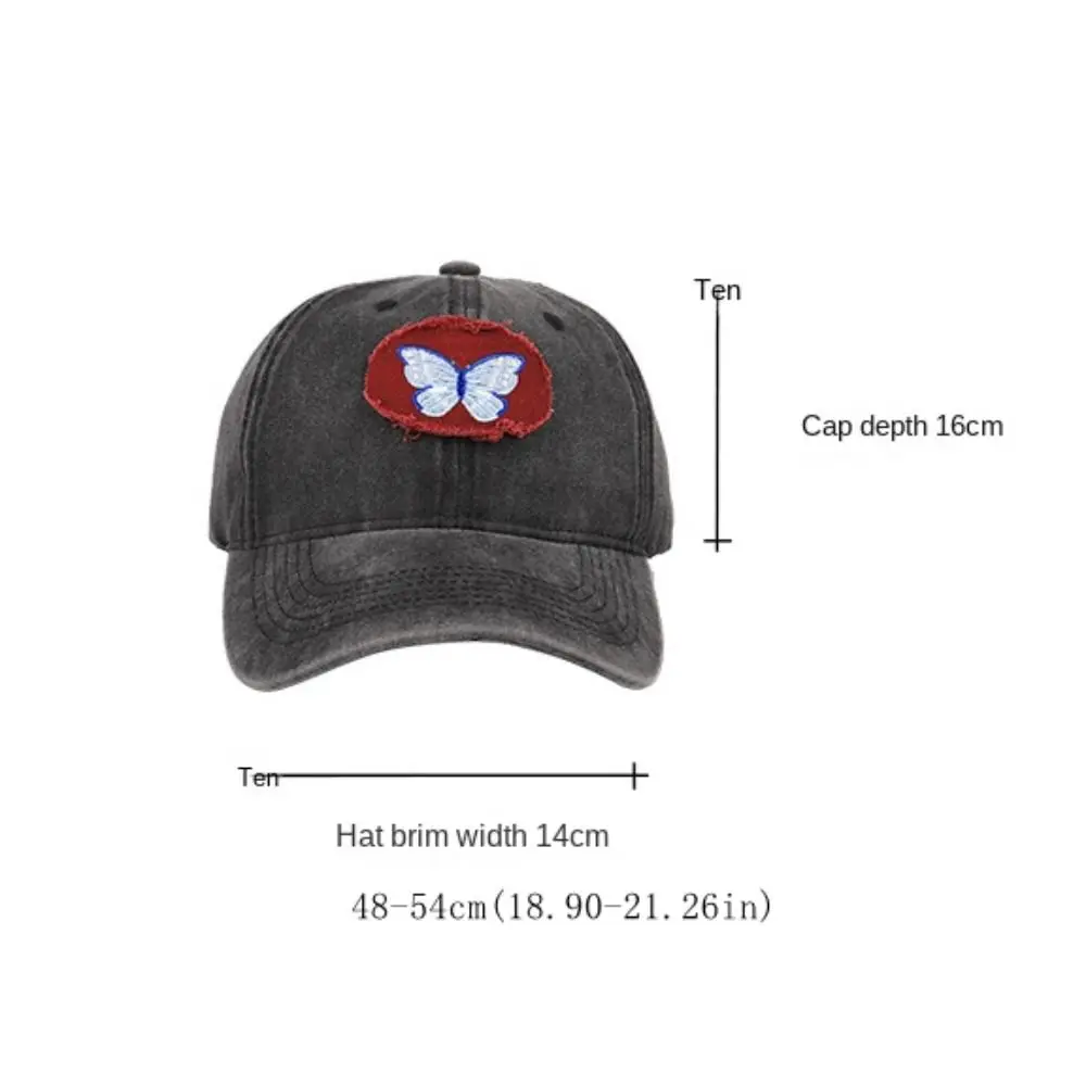 قبعة الحماية من الشمس التطريز قبعة بيسبول القطن رقيقة قبعة بيسبول أزياء بسيطة الكرتون بلغت ذروتها قبعة فتاة / صبي