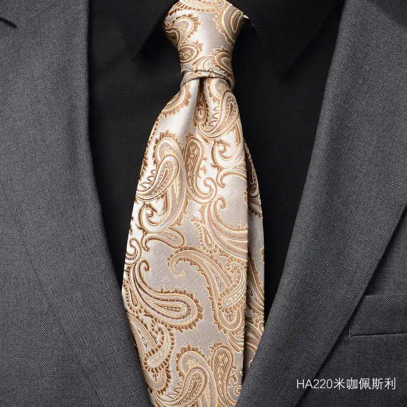 

High Quality Red and Black Cashew Flower Tie For Men's Formal Attire Retro Style Business Banquet Handcrafted Knot 8cm Wide Tie