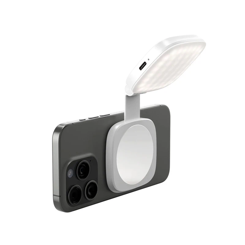Smallrig الهاتف المغناطيسي ثنائي اللون درجة الحرارة ملء لايف لينة ضوء P48 مصباح الإضاءة لنظام أندرويد أبل Selfie حامل قطعة أثرية