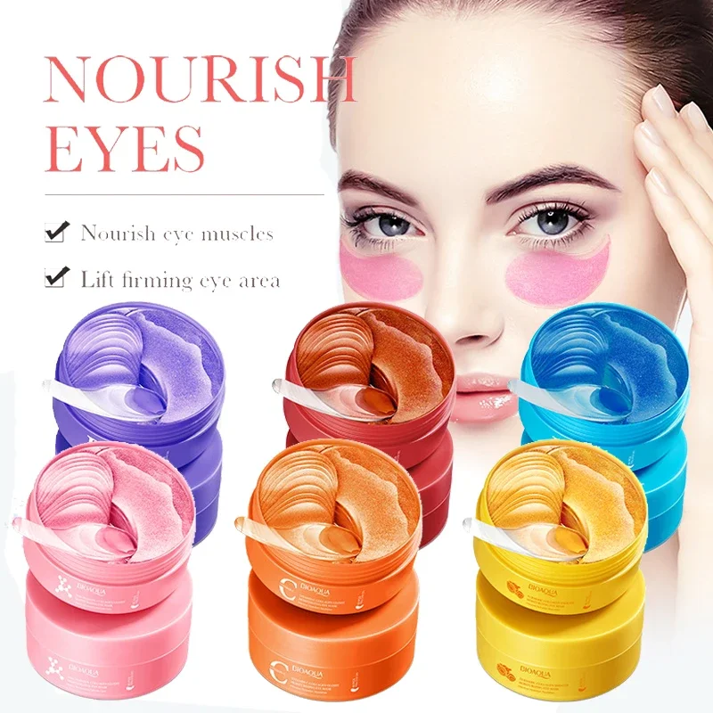 

80 Pieces of Bioaoua Collagen Eye Mask Patches, Rich in Various Skin-Beneficial Ingredients, Moisturize the Skin Around the Eyes, Anti-Dark Circles, Anti-Wrinkle, Moisturizing, Eye Patches, Eye Skin Care