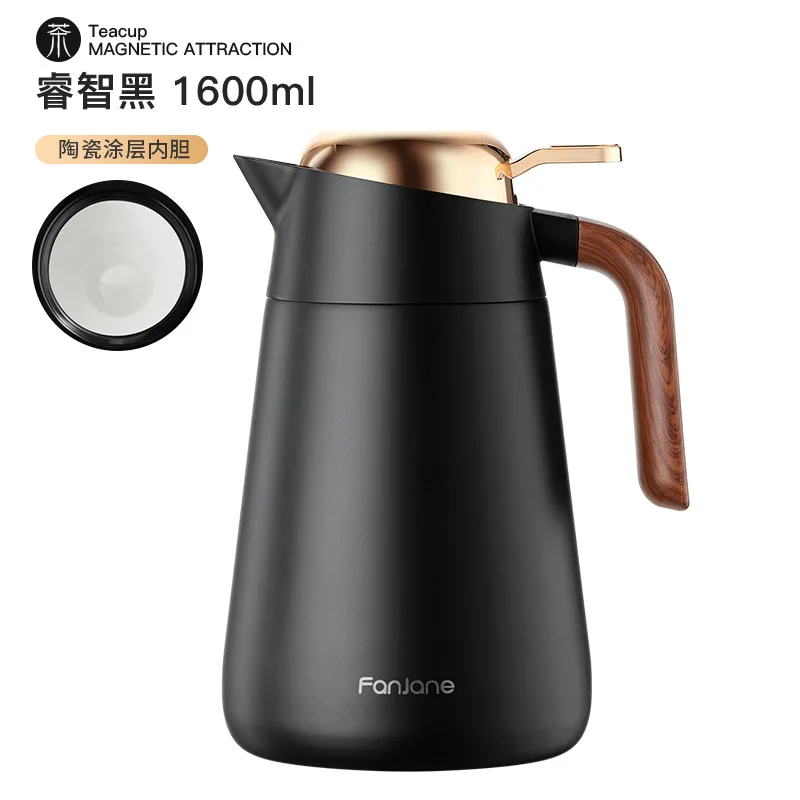 Large Capacity Tea Pot Insulated Flask Kettle Portable Household Insulation Pot Vacuum Flasks Liner Thermos Pot Hot Water Bottle