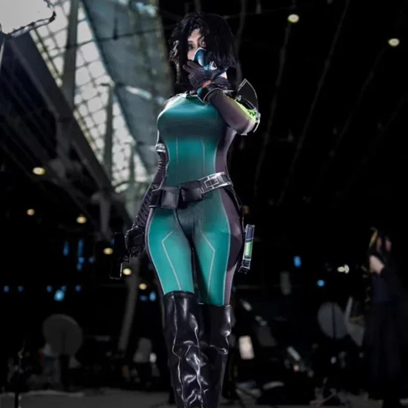 

DY2025Game VALORANT Viper Costumes Jumpsuit Set Suit for Halloween Carnival Party Event Anime Adult COS Christmas Gift