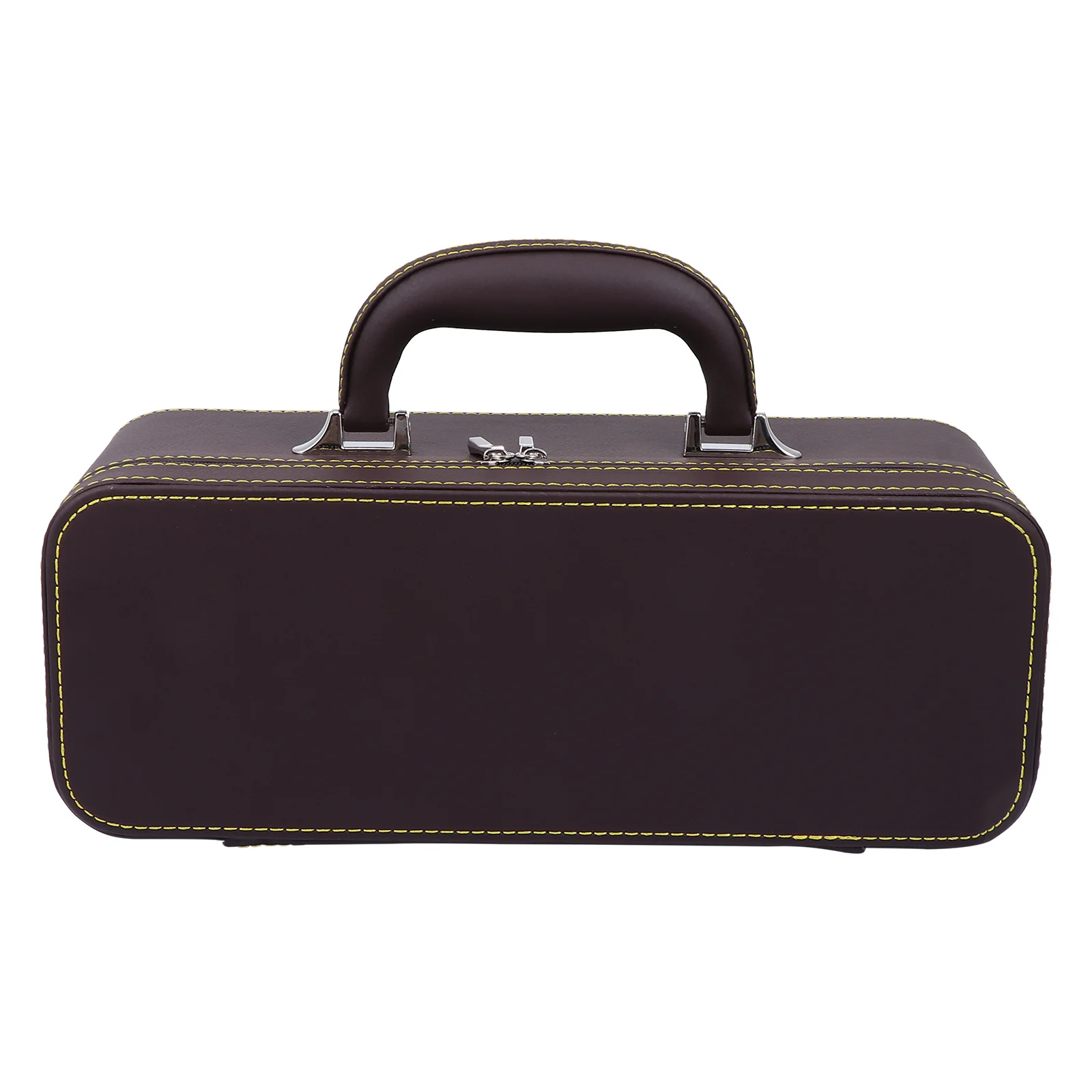 

1 шт., шкатулка для драгоценностей из искусственной кожи, портативный чехол для хранения с ручкой, органайзер с мягкой подкладкой для колец, браслетов, ножных браслетов, домашнего использования