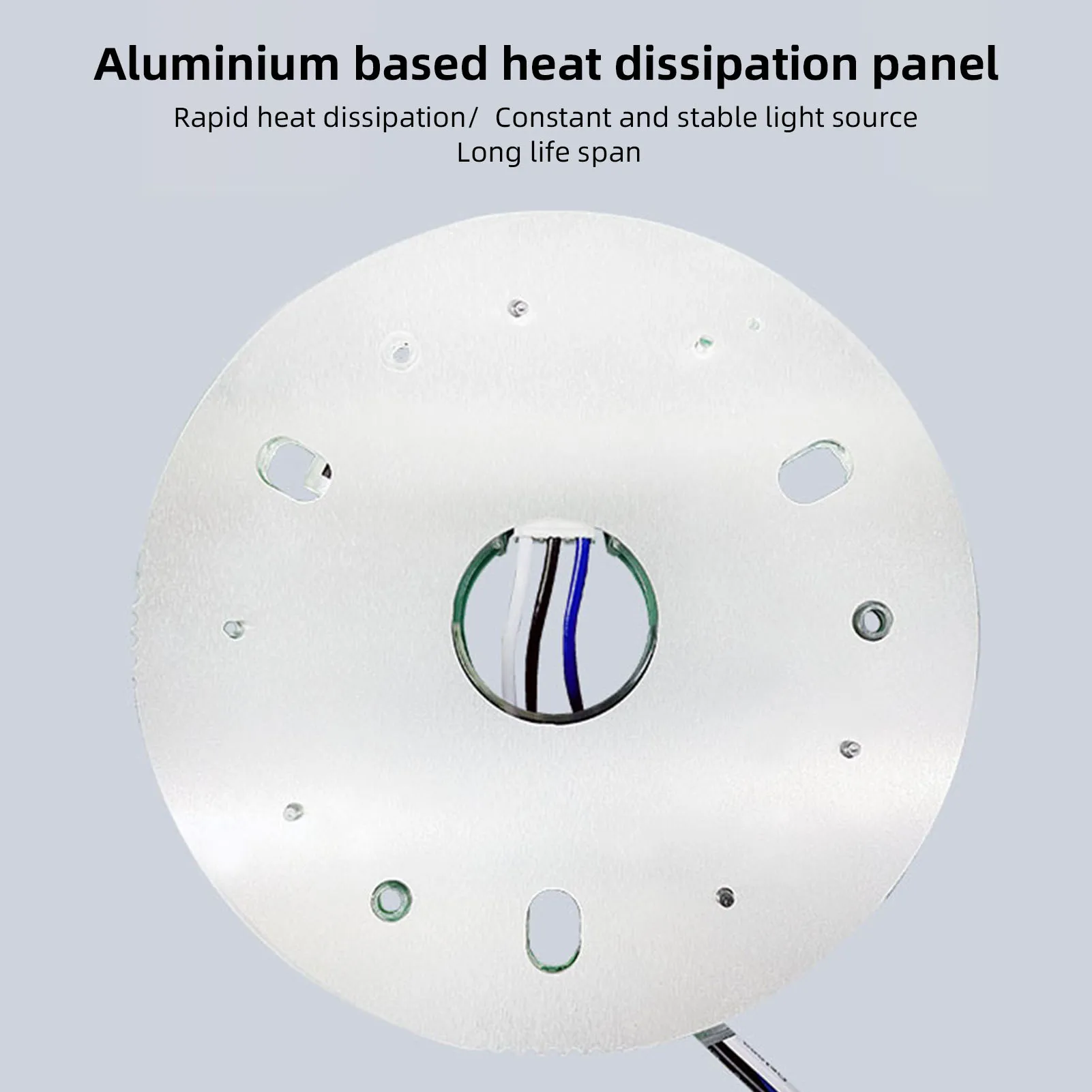 

Ceiling Fan Light Retrofit Board LED Round Three Colour Light High Brightness Energy Saving Ceiling Fan Light Replacement Panel