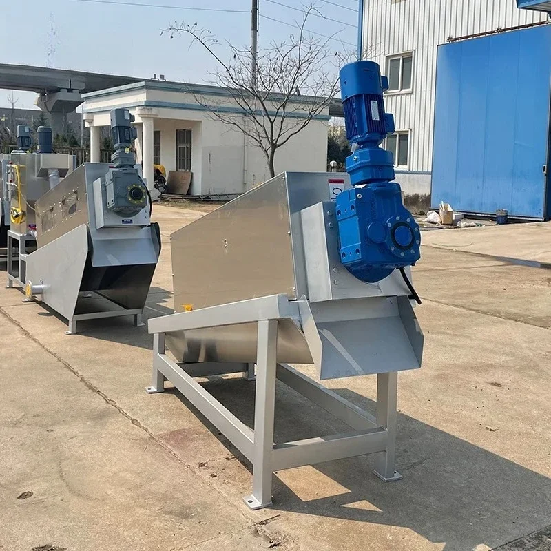 Sludge Dewatering Screw Press Machine Sludge Dehydrator for Sewage Treatment
