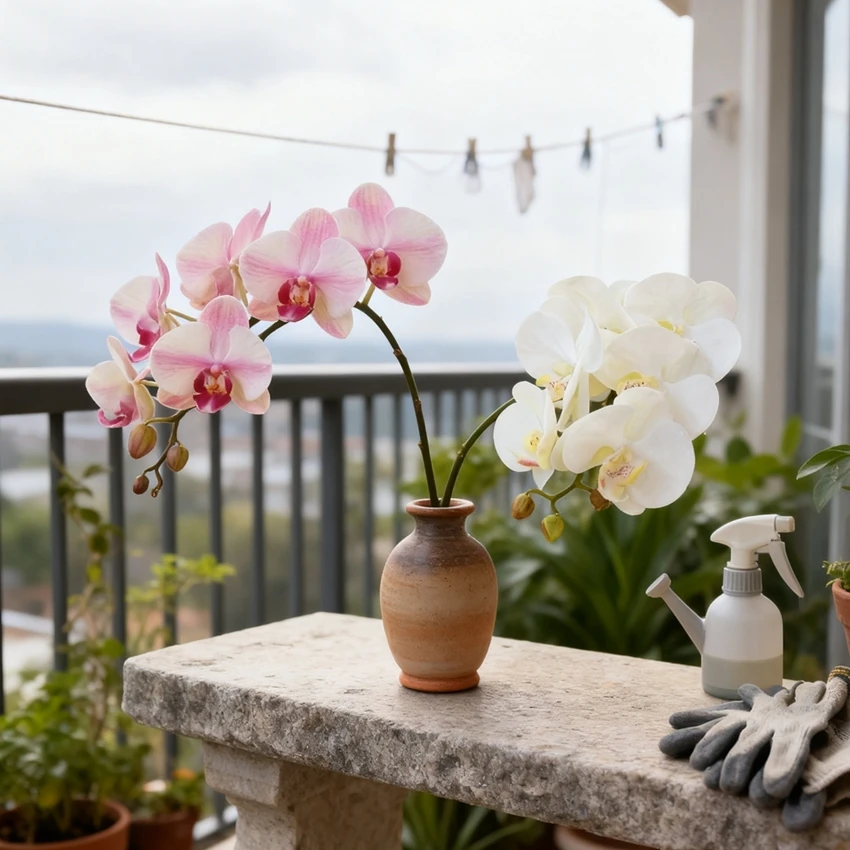 

Artificial Flowers 1 Bundle Butterfly Orchid Home Room Table Arrangement Decor Wedding Beautiful Bouquets Flower Christmas Gifts