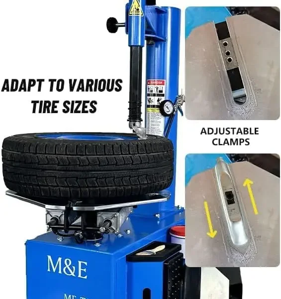 2.0 Version 24 Inch Tire Changer Wheel Balancer Combo Machine, Professional Tire Maintenance Equipment