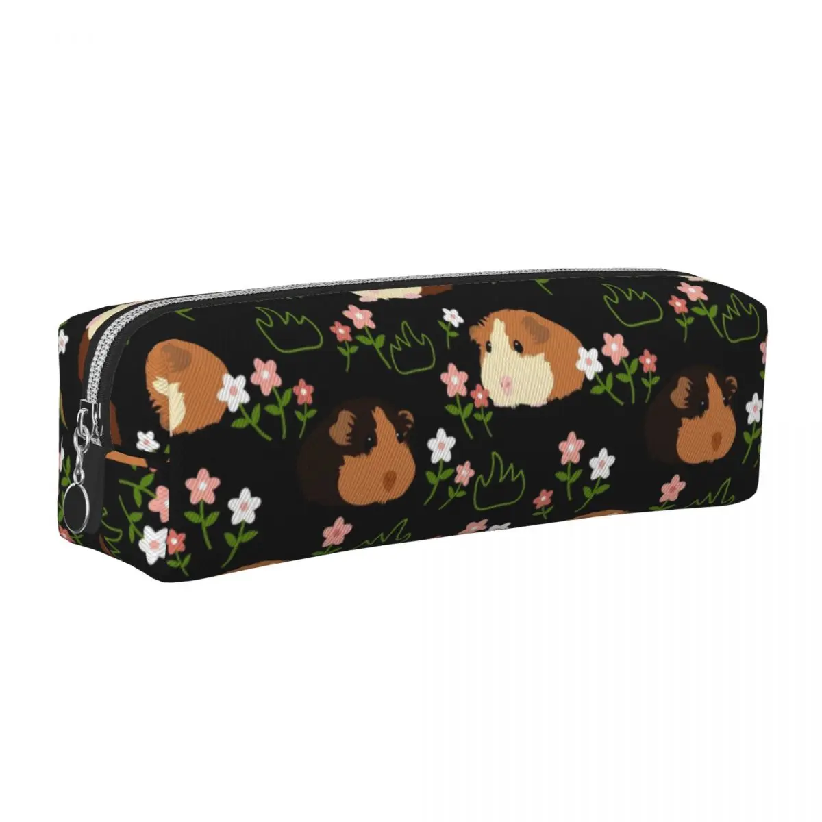 لطيف خنزير غينيا الزهور الحيوان مقلمة أكياس القلم الموضة للطلاب سعة كبيرة الطلاب مدرسة التجميل pencelcases