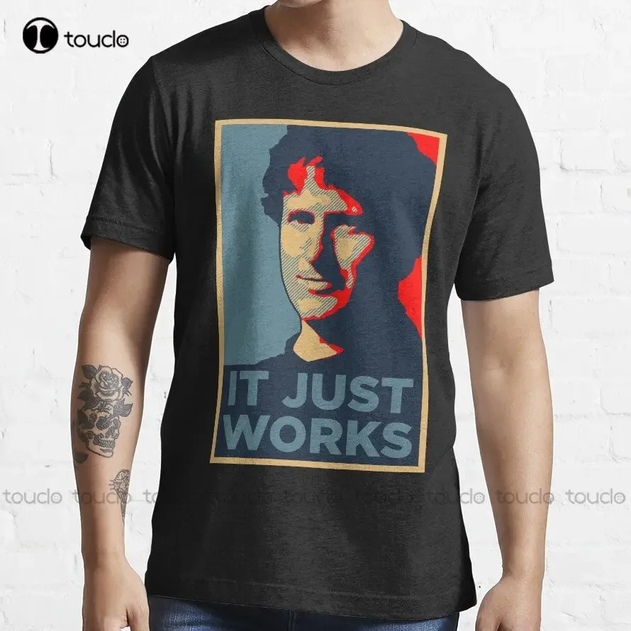 Todd Howard Hope - It Just Works Poster Trending T-Shirt Men Shirts Graphic Tees Creative Funny Tee Custom Gift Xs-5Xl