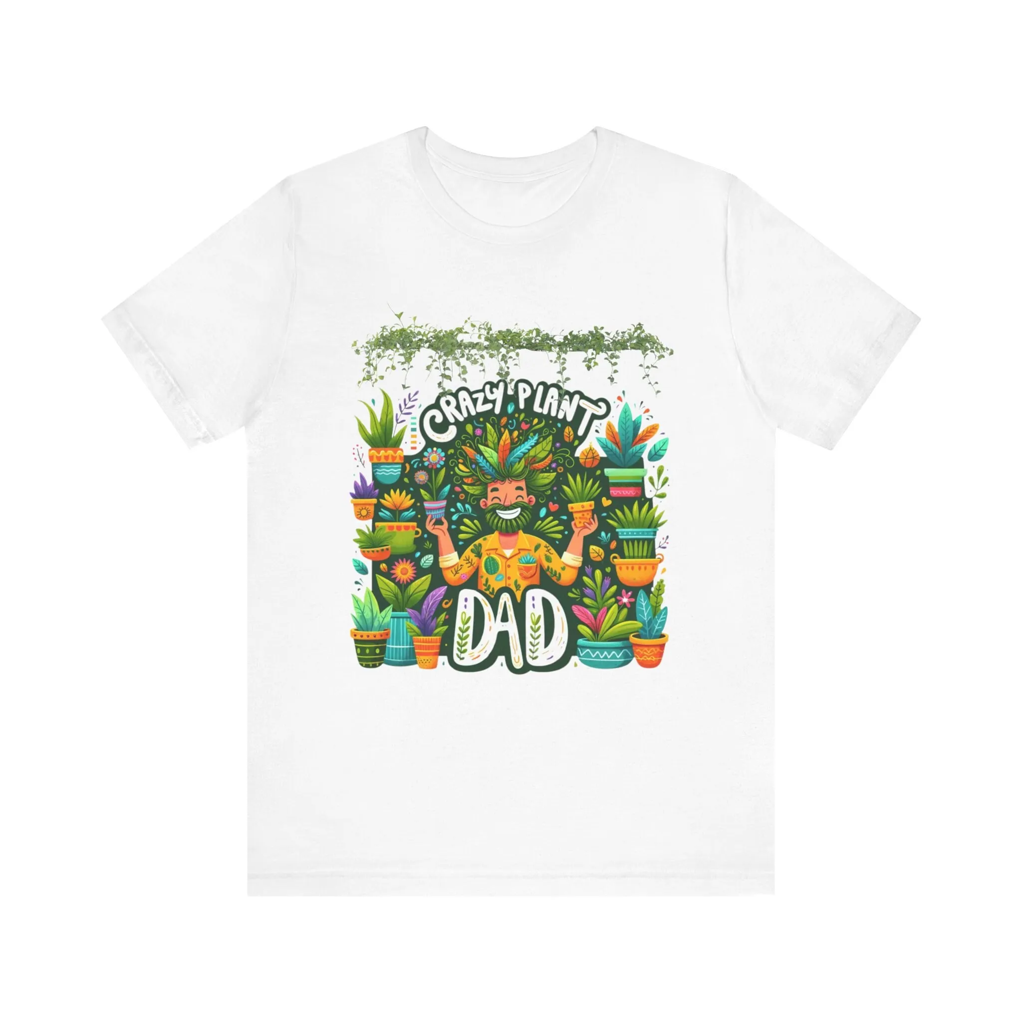 

Plant Dad T Shirt Crazy Green Thumb Guy for Him