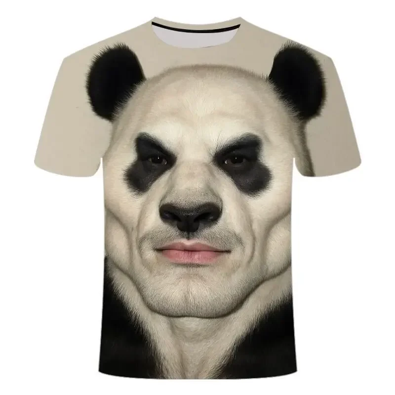 Lustiges Meme-Affen-T-Shirt mit 3D-Druck für Teenager, Sommer, lässig, Rundhalsausschnitt, kurzärmelig, Humor, Tiere, Grafik, Streetwear-Tops – Detail 4