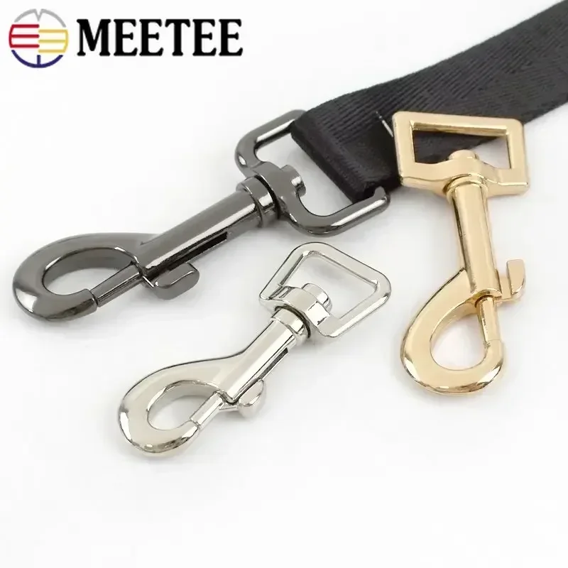 5/10/20Pcs15/20/25mm Metal Lobster Buckle Dog Collar Clamp Hook Bag Strap Swivel Snap Buckles Keychain Carabiner Clasp Accessory