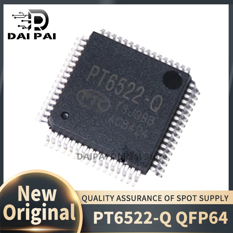 

(5 шт.) 100% новый оригинальный набор микросхем PT6522-Q PT6522LQ PT6522Q PT6522 LQFP64