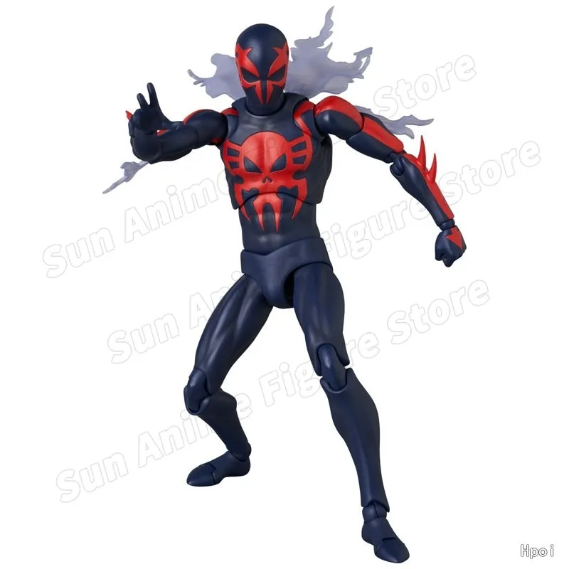 ในสต็อกของเล่น Medicom ของแท้ MAFEX No.239 MAFEX SPIDER-MAN 2099(COMIC Ver.) ของขวัญของเล่นคอลเลกชันย้อนยุค