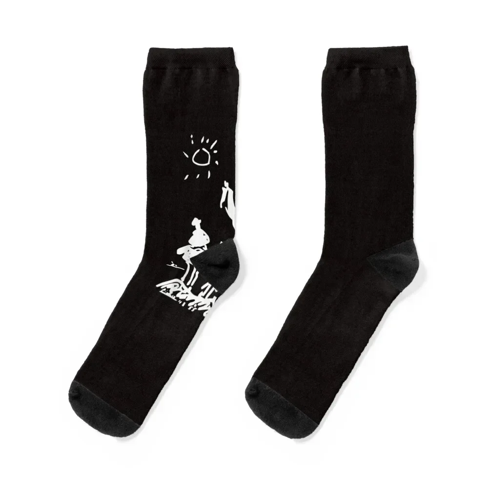 

Don Quixote Artwork Socks winter gym set Socks For Girls Men's