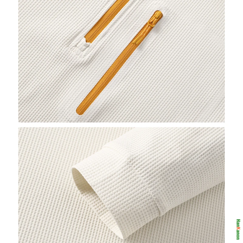 نسيج وافل عالي المرونة: عالي الكثافة للدفء والجلد - نعومة ودية للرجال في فصل الشتاء في الهواء الطلق والتخييم والرياضة