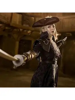 仿皮海盜帽 - 棕色仿古殖民地風格三角帽,適合節日派對角色扮演和萬聖節 6 最佳銷售 牛仔角色扮演 - №3