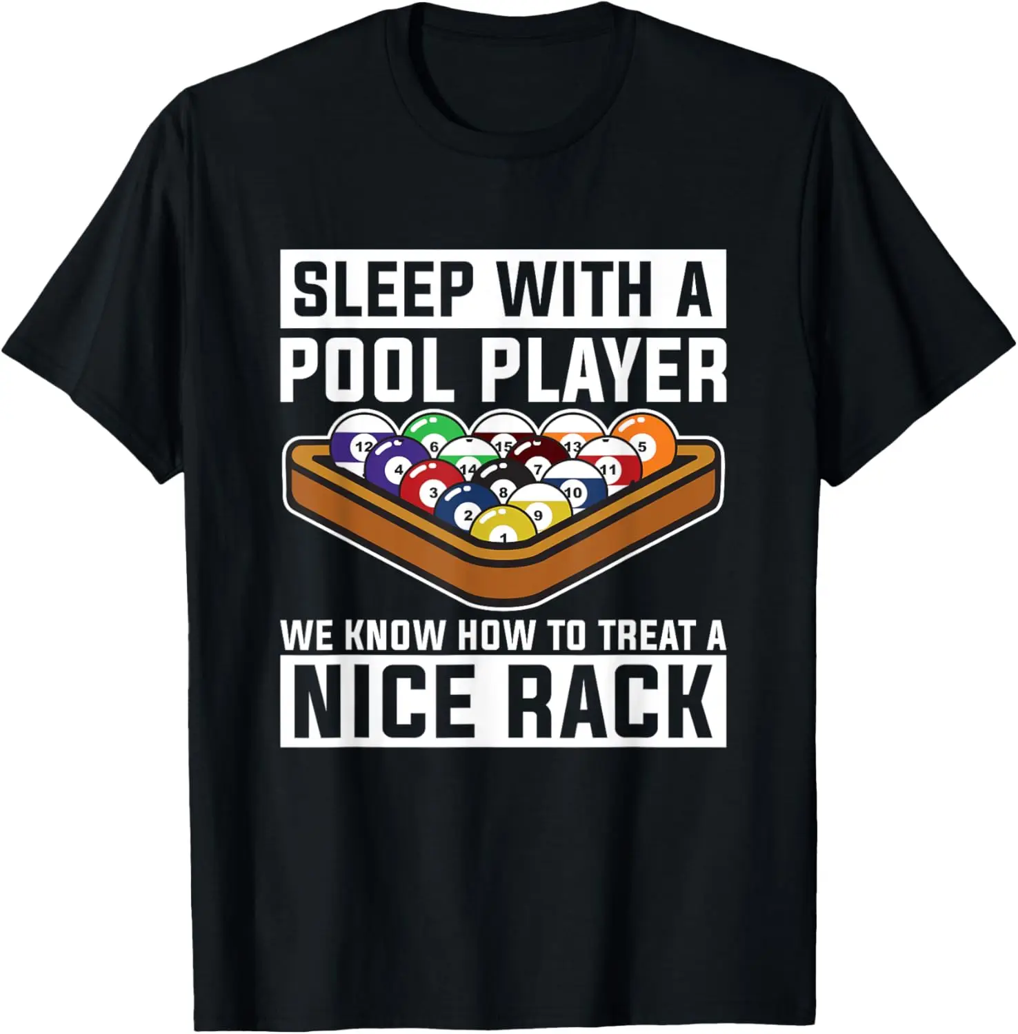 Funny Pool Player - Billard 8-Ball T-Shirt
