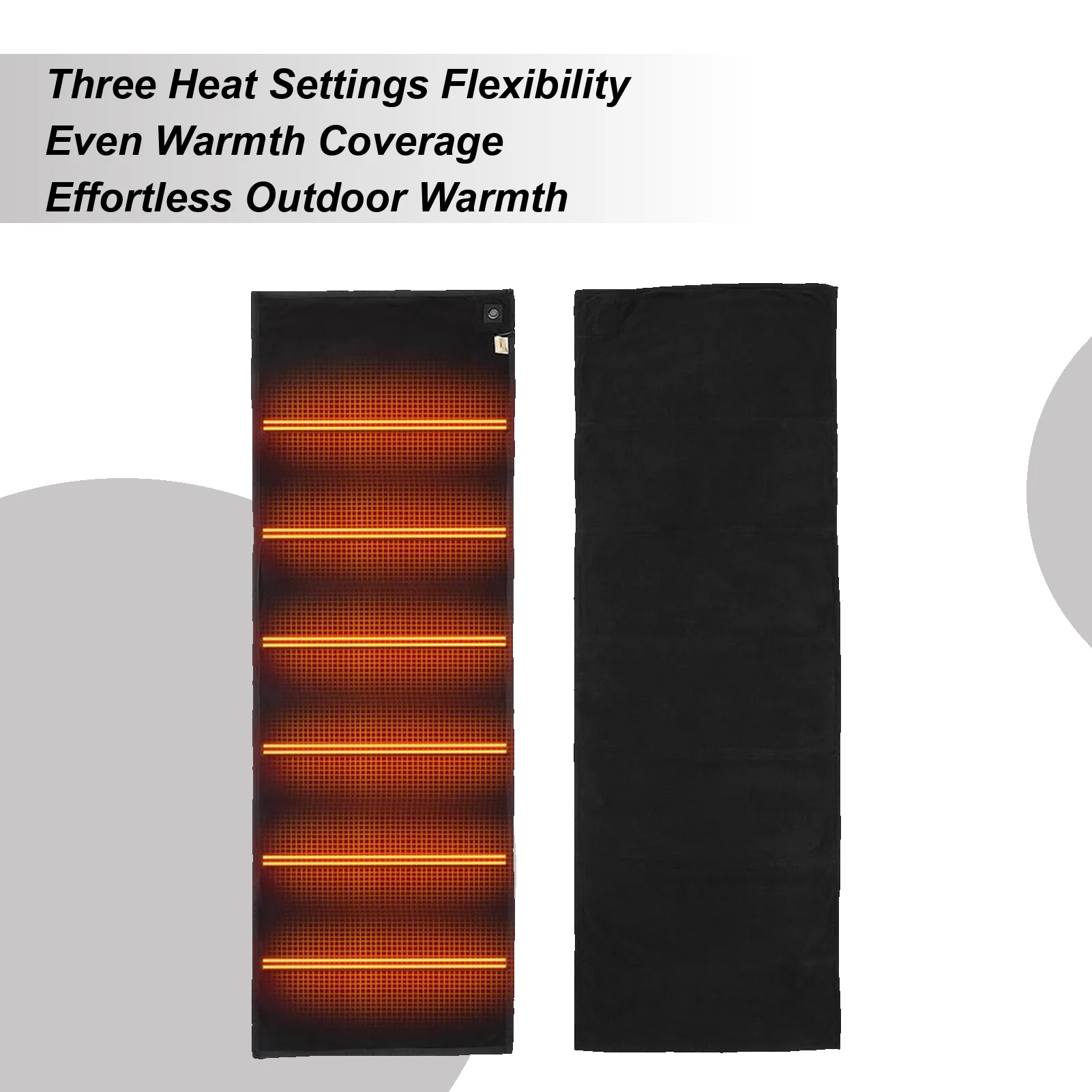 

Коврик для спального мешка с подогревом, регулируемый USB-коврик, одеяло, подкладка для спального мешка для мужчин и женщин, походы, пикник, путешествия, выживание