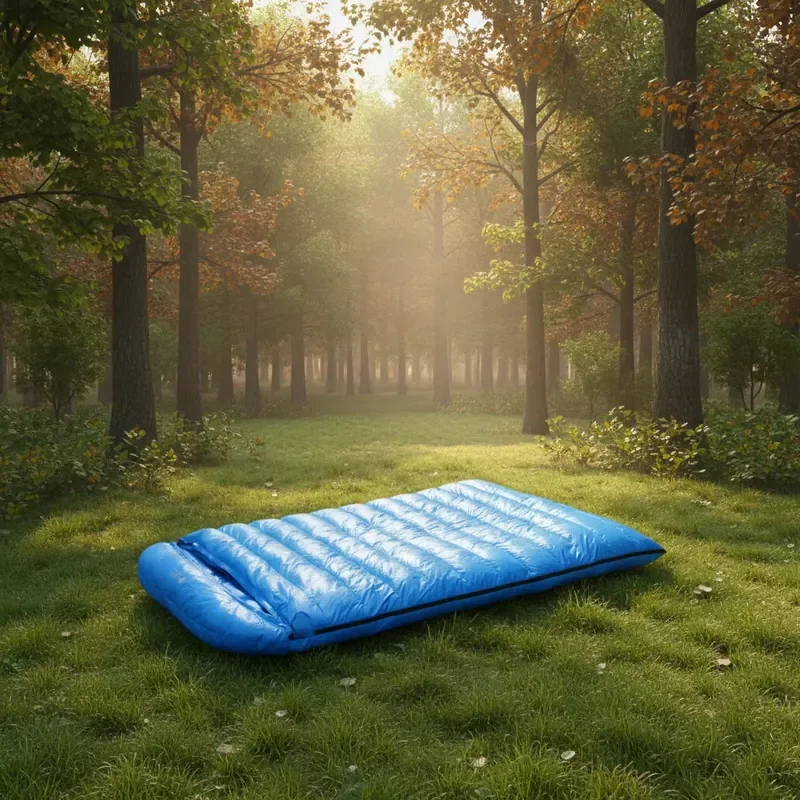 3500g Goose Down Wearable Envelope Sleeping Bag Double Waterproof Four Seasons Camping Equipment Factory Supply Outdoor Gear