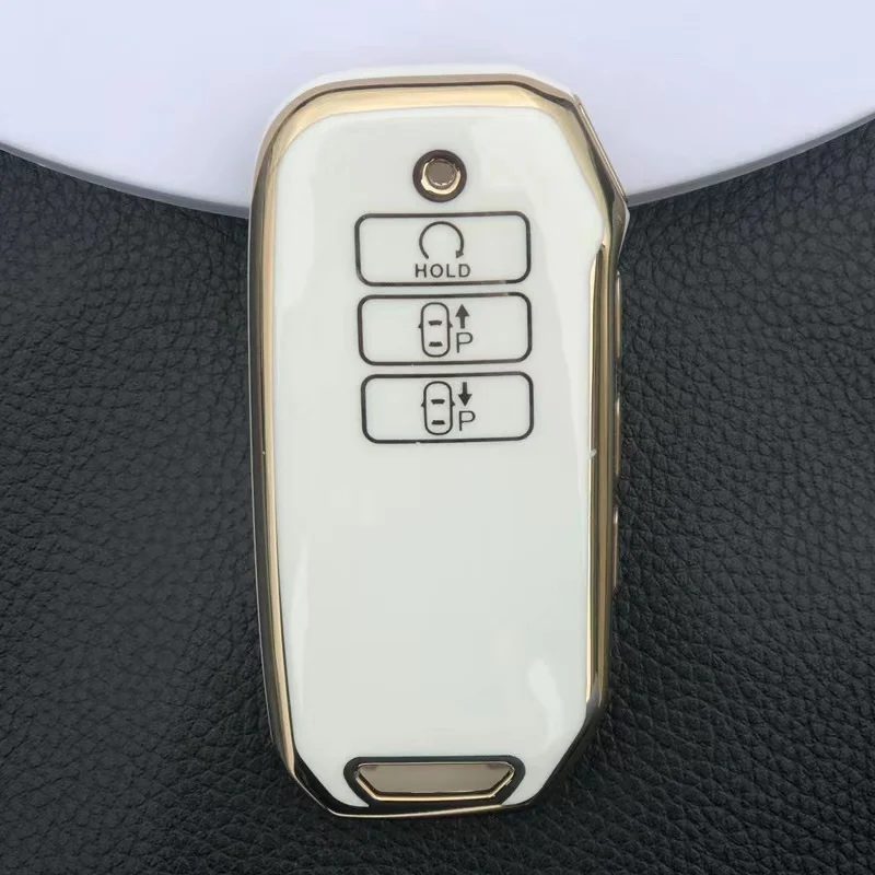Funda de TPU para llave de coche, carcasa Fob de 7 botones para KIA, Seltos, Sportage, NQ5, Sorento, Mq4, GT LINE, K5, DL3, Carnival, Ev6, 2021, 2020