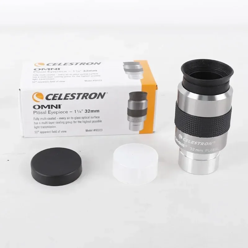 Celestron OMNI series eyepiece 32mm astronomical telescope accessories for high-definition stargazing and viewing 1.25 inches fa