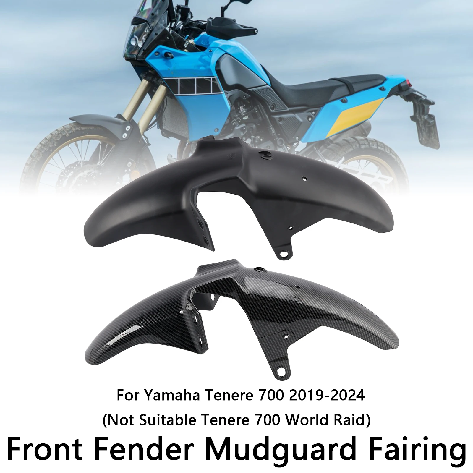 

Topteng Front Fender Mudguard Fairing For Yamaha Tenere 700 2019-2024 2020 2021 2022 2023